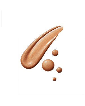 Eaze Drop’Lit All-Over Glow Enhancer smear shown in shade Honey Citrine.