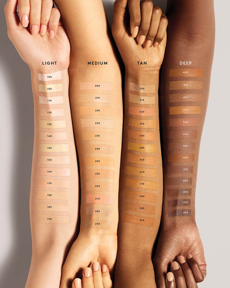 Pro Filt'r Instant Retouch Concealer shown on a variety of skin tones