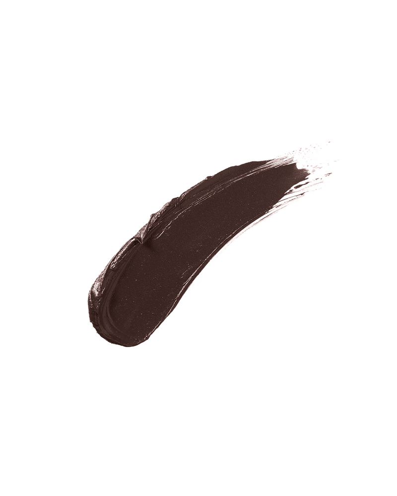 A smear of Match Stix Contour Skinstick in the shade Caviar on a white background.