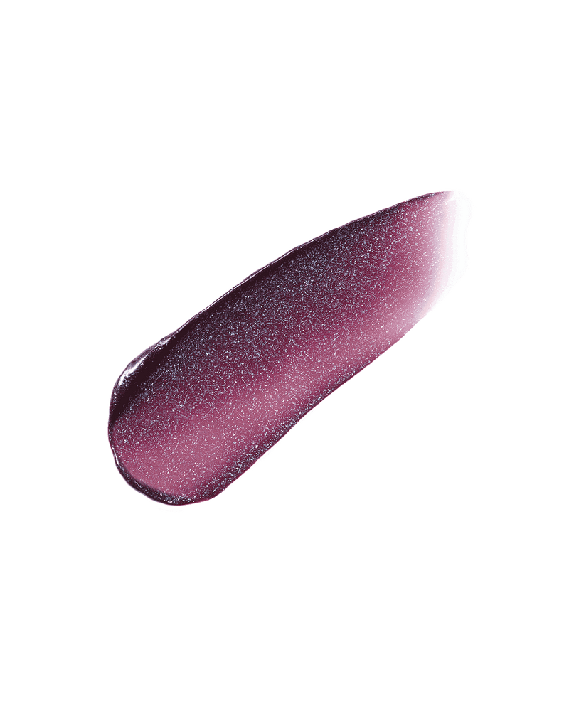 Slip Shine Sheer Shiny Lipstick smear shown in shade Vamps Who Brunch