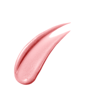 A smear of Gloss Bomb Universal Lip Luminizer in the shade $weet Mouth on a white background.
