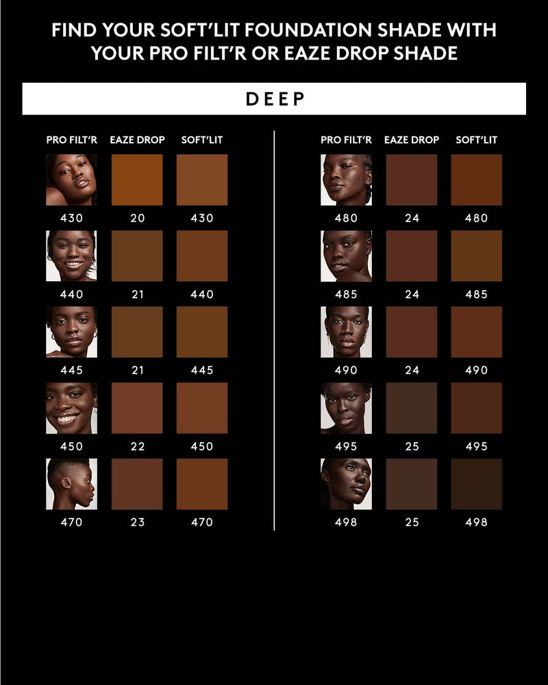 Soft'lit Naturally Luminous Longwear Foundation — 480