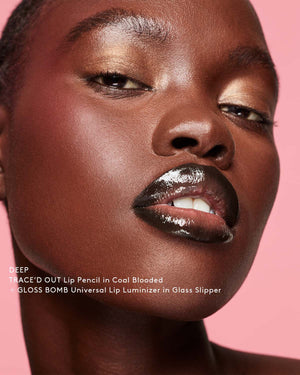 Trace'd Out Longwear Waterproof Pencil Lip Liner—Coal Blooded