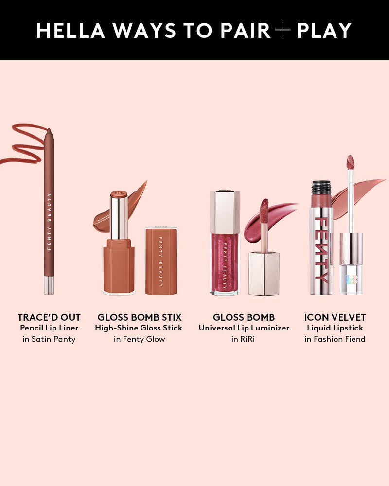 Trace'd Out Longwear Waterproof Pencil Lip Liner—Satin Panty