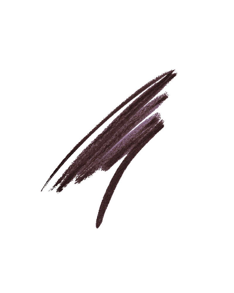 Flypencil Longwear Pencil Eyeliner smear shown in shade Purp-a-Trader