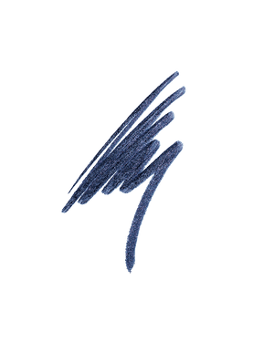 Flypencil Longwear Pencil Eyeliner smear shown in shade Navy or Die