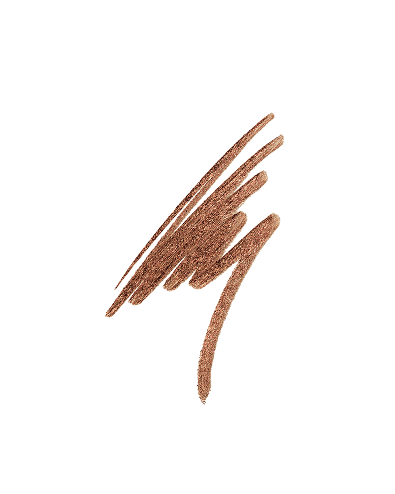 Flypencil Longwear Pencil Eyeliner smear shown in shade Puppy Eyez