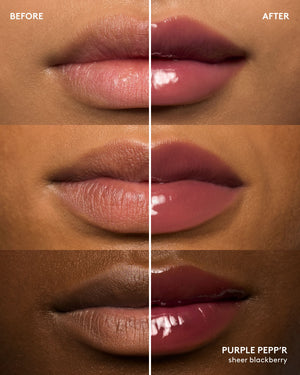 Gloss Bomb Heat Universal Lip Luminizer + Plumper — Purple Pepp'r