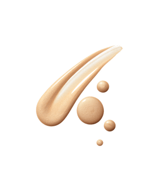 Eaze Drop’Lit All-Over Glow Enhancer smear shown in shade Taffy Topaz.