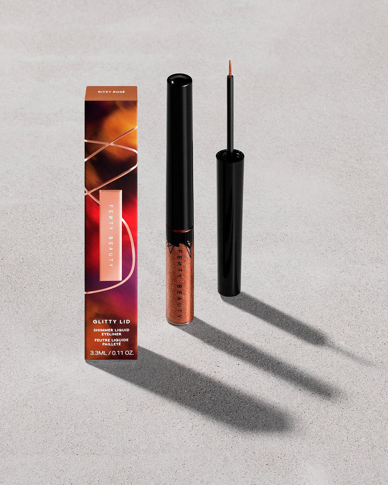 Glitty Lid Shimmer Liquid Eyeliner — Ritzy Rose