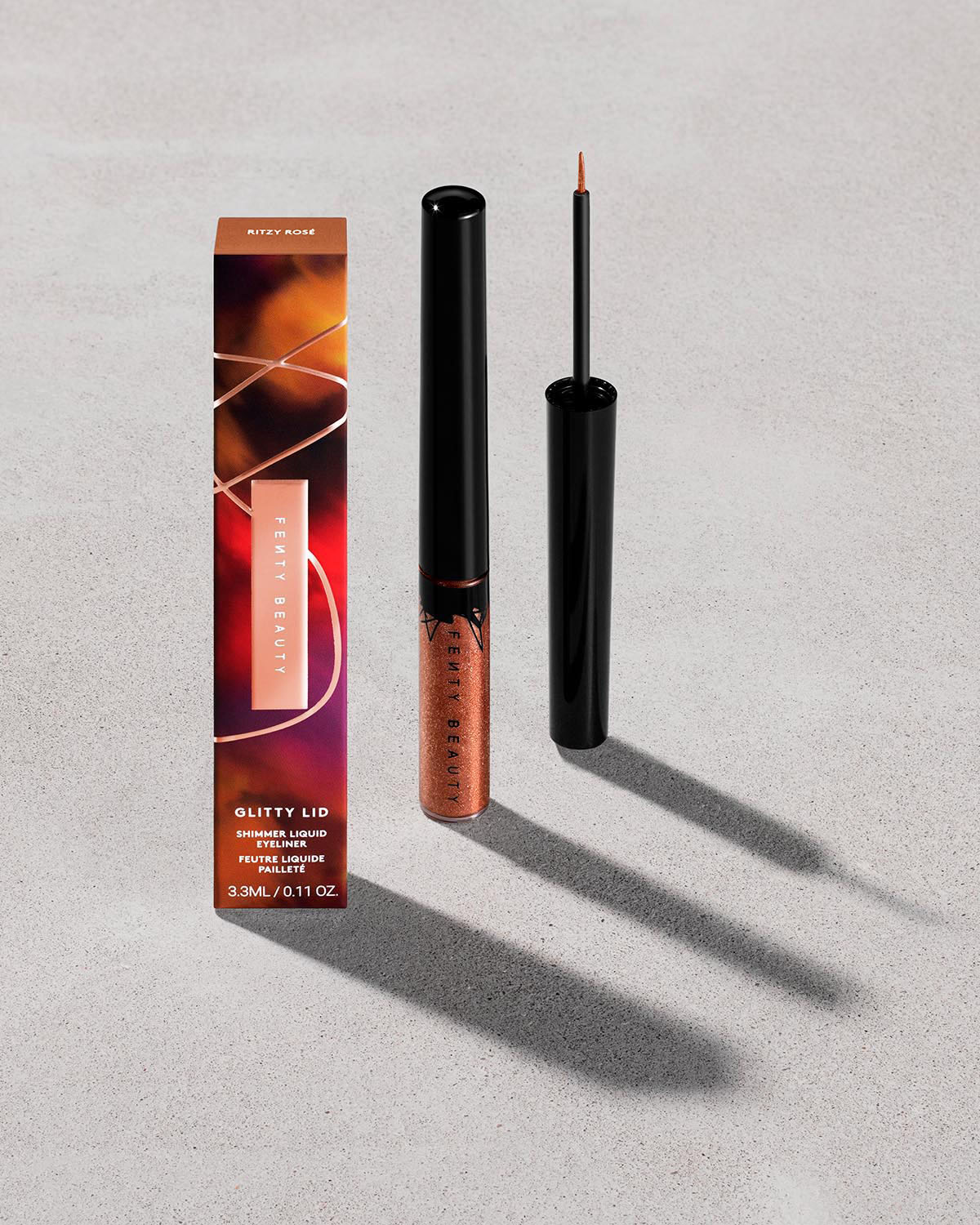 Glitty Lid Shimmer Liquid Eyeliner — Ritzy Rose
