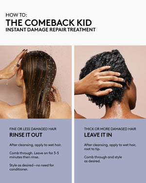 The Curl Crew Instant Damage Repair Treatment + Curl-Defining Set