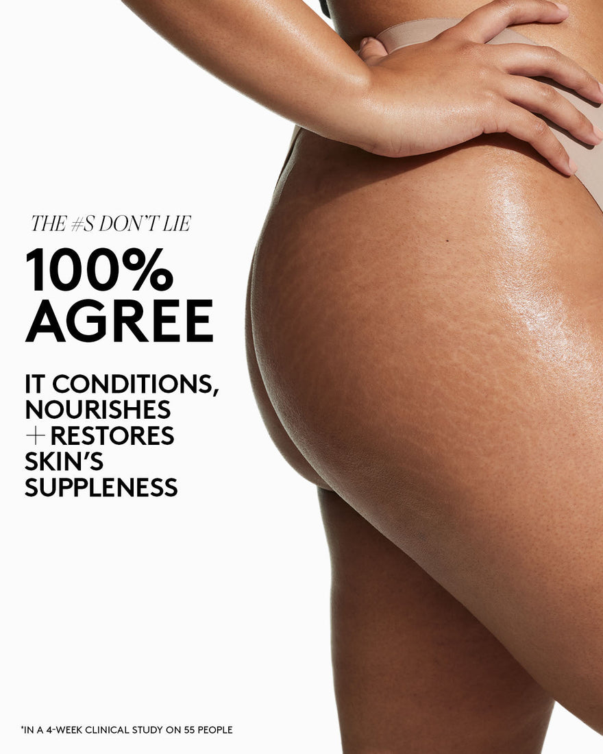 100% agree it conditions, nourishes + restores skin's suppleness