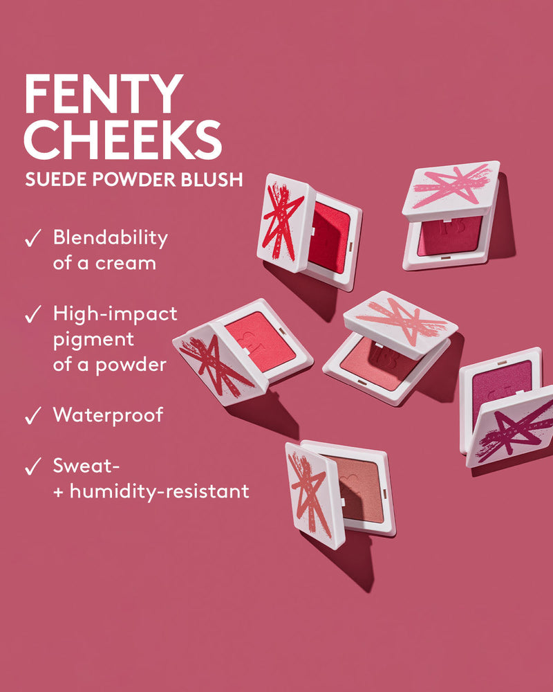 Fenty Cheeks Suede Powder Blush— Bubbleband$