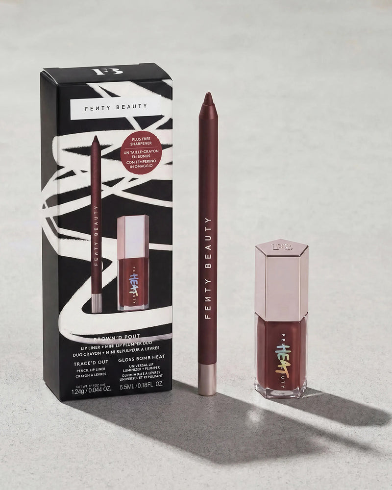 Brown'd Pout Lip Liner + Mini Lip Gloss Duo