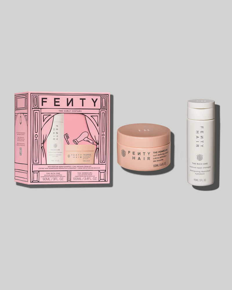 The Curly Costars Mini Moisture Repair Shampoo + Curl-Defining Cream Set