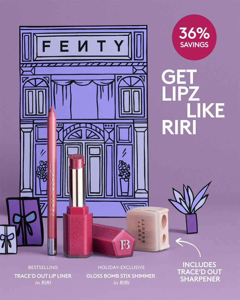 Lipz Like Riri 2-Piece Lip Set + Sharpener