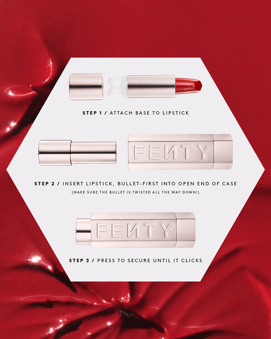 Fenty Icon Semi-Matte Refillable Lipstick Set