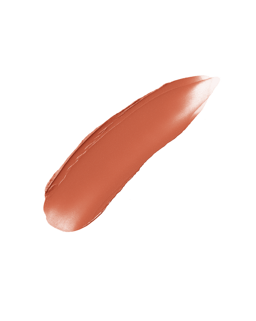 Cheeks Out Freestyle Cream Blush smear shown in shade Rose Latte