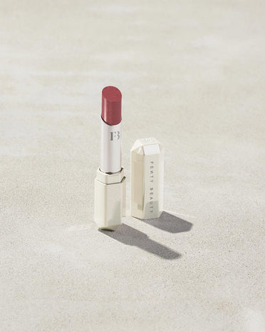 Slip Shine Sheer Shiny Lipstick shown in shade Goji Gang