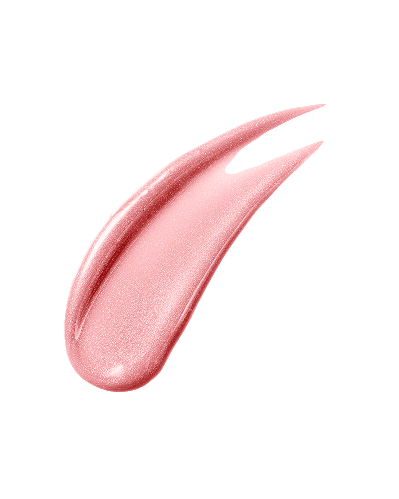 A smear of Gloss Bomb Universal Lip Luminizer in the shade $weet Mouth on a white background.