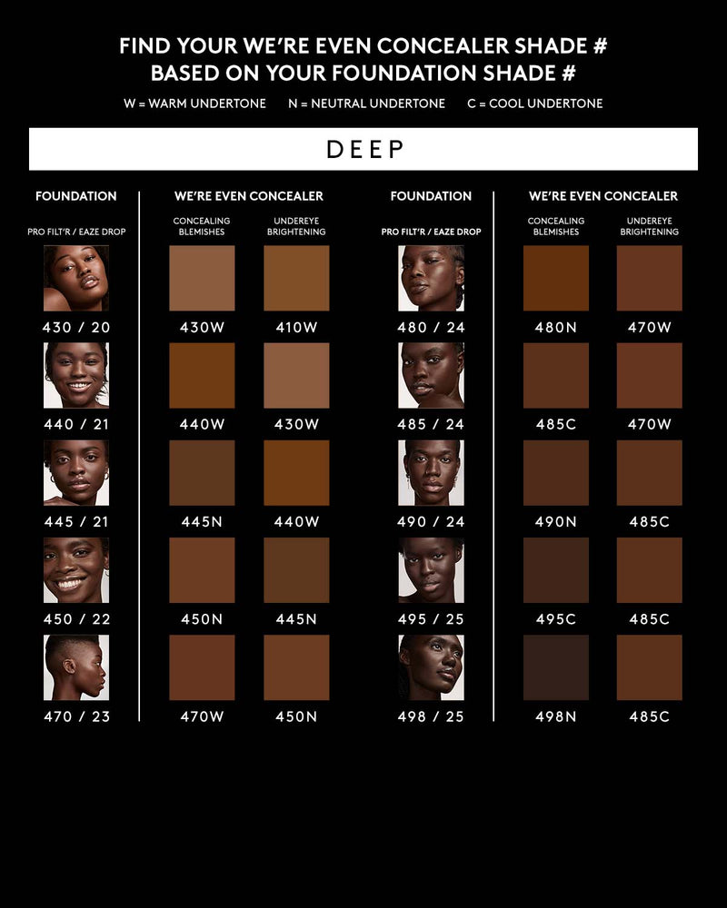 We're Even Mini Hydrating Longwear Concealer — 498N