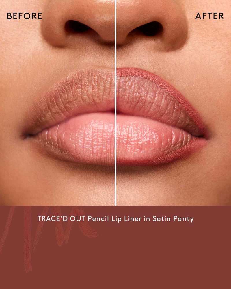 Trace'd Out Longwear Waterproof Pencil Lip Liner—Satin Panty