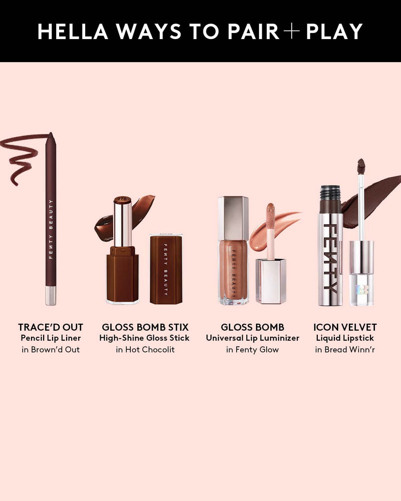 Trace'd Out Longwear Waterproof Pencil Lip Liner—Brown'd Out