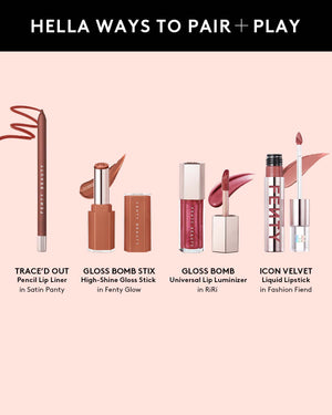 Trace'd Out Longwear Waterproof Pencil Lip Liner—Satin Panty