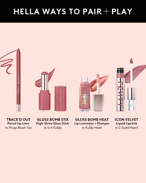 Trace'd Out Longwear Waterproof Pencil Lip Liner—Thugz Blush Too
