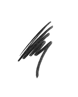 Flypencil Longwear Pencil Eyeliner smear shown in shade Black Card