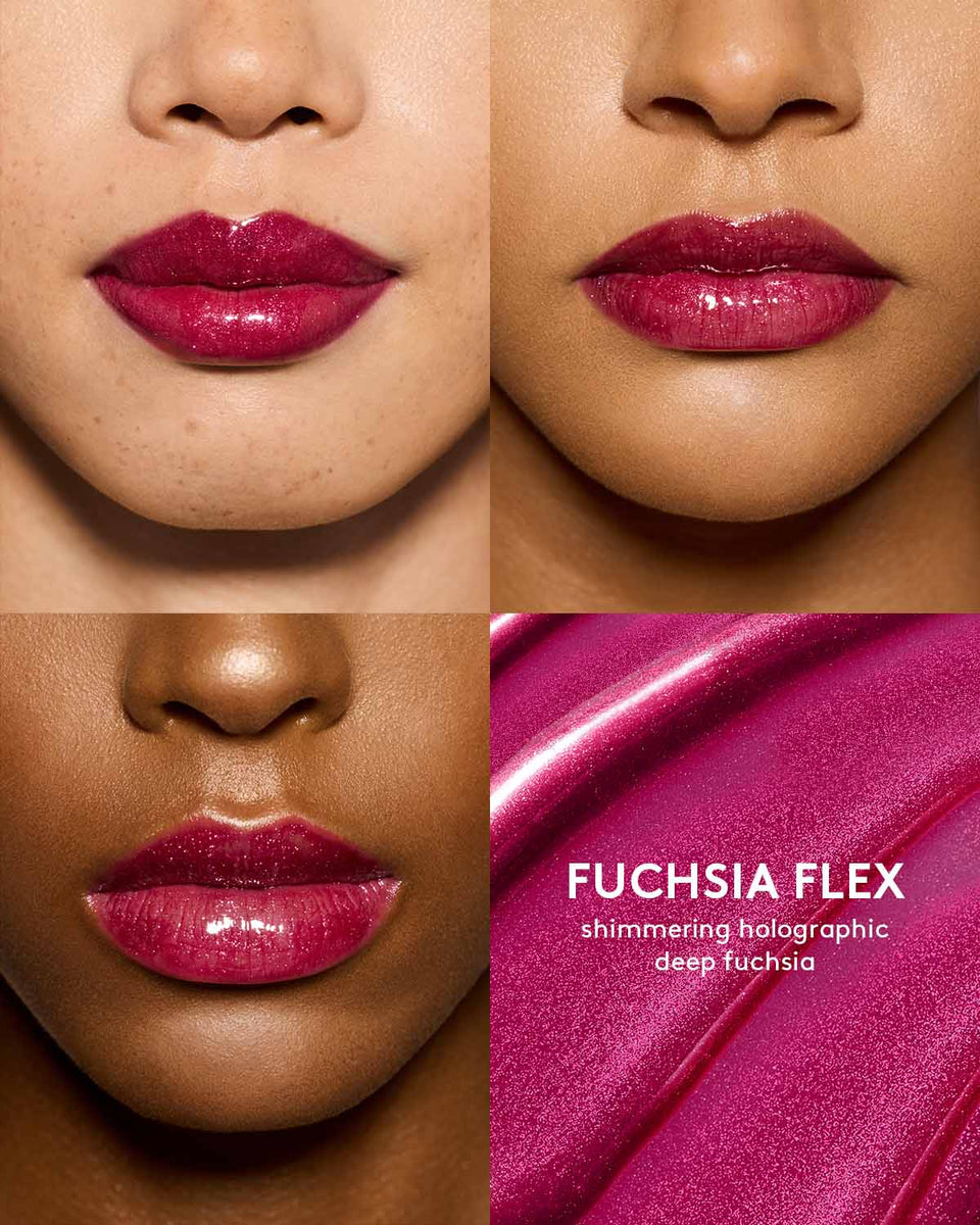 Gloss Bomb Lip Gloss + Luminiser Fuchsia Flex Fenty Beauty
