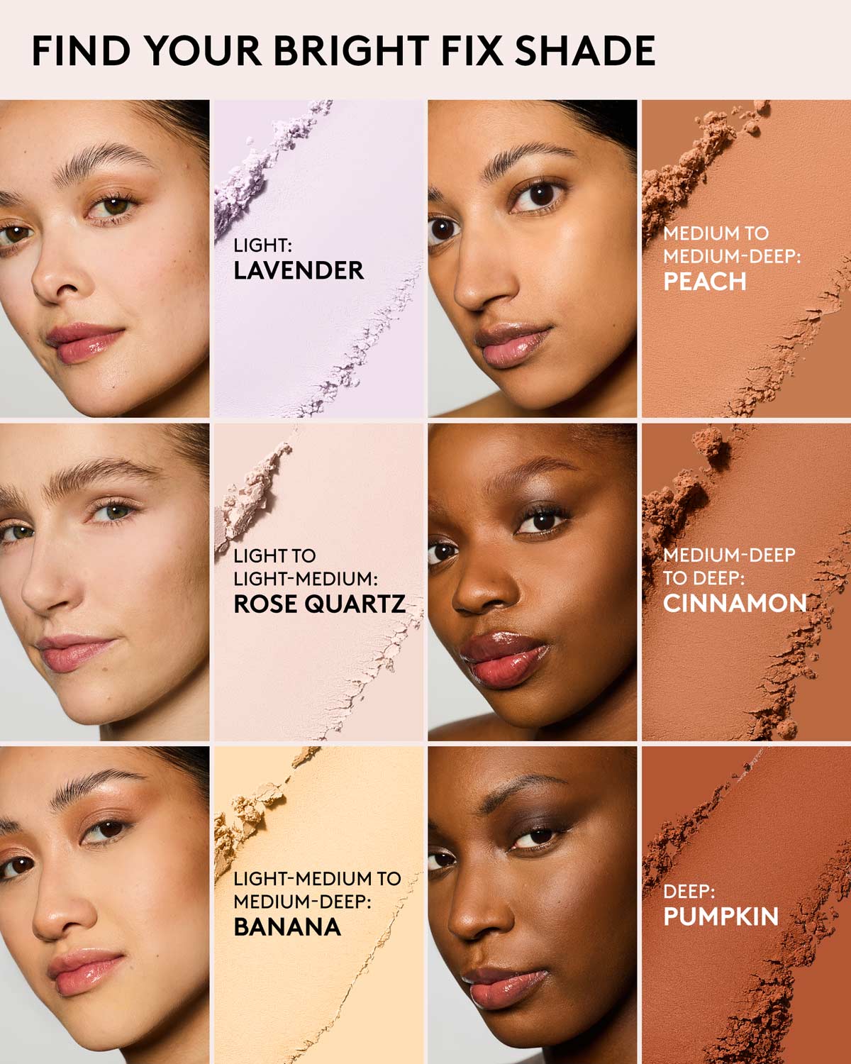 Bright Fix Instant Brightening + Blurring Powder — Peach | Fenty