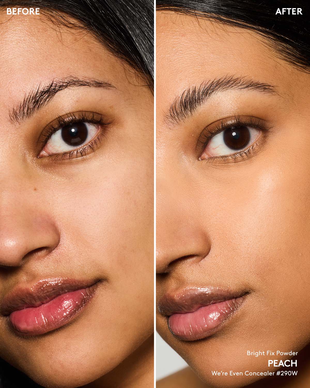 Bright Fix Instant Brightening + Blurring Powder — Peach | Fenty