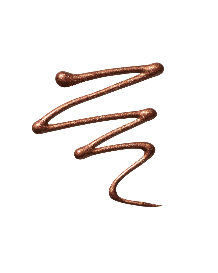 Glitty Lid Shimmer Liquid Eyeliner — Boozy Bronze