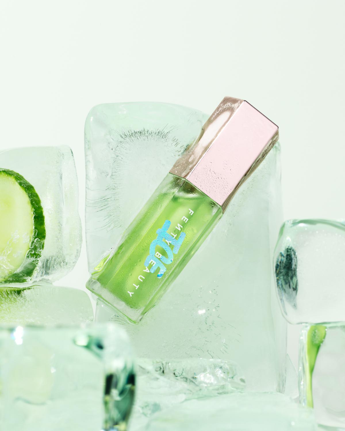 Gloss Bomb Ice Cooling Lip Luminizer — Cucum'brrr | Fenty Beauty