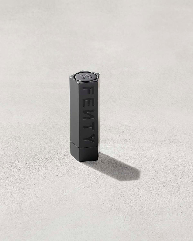 Fenty Icon refillable lipstick holder in matte black.