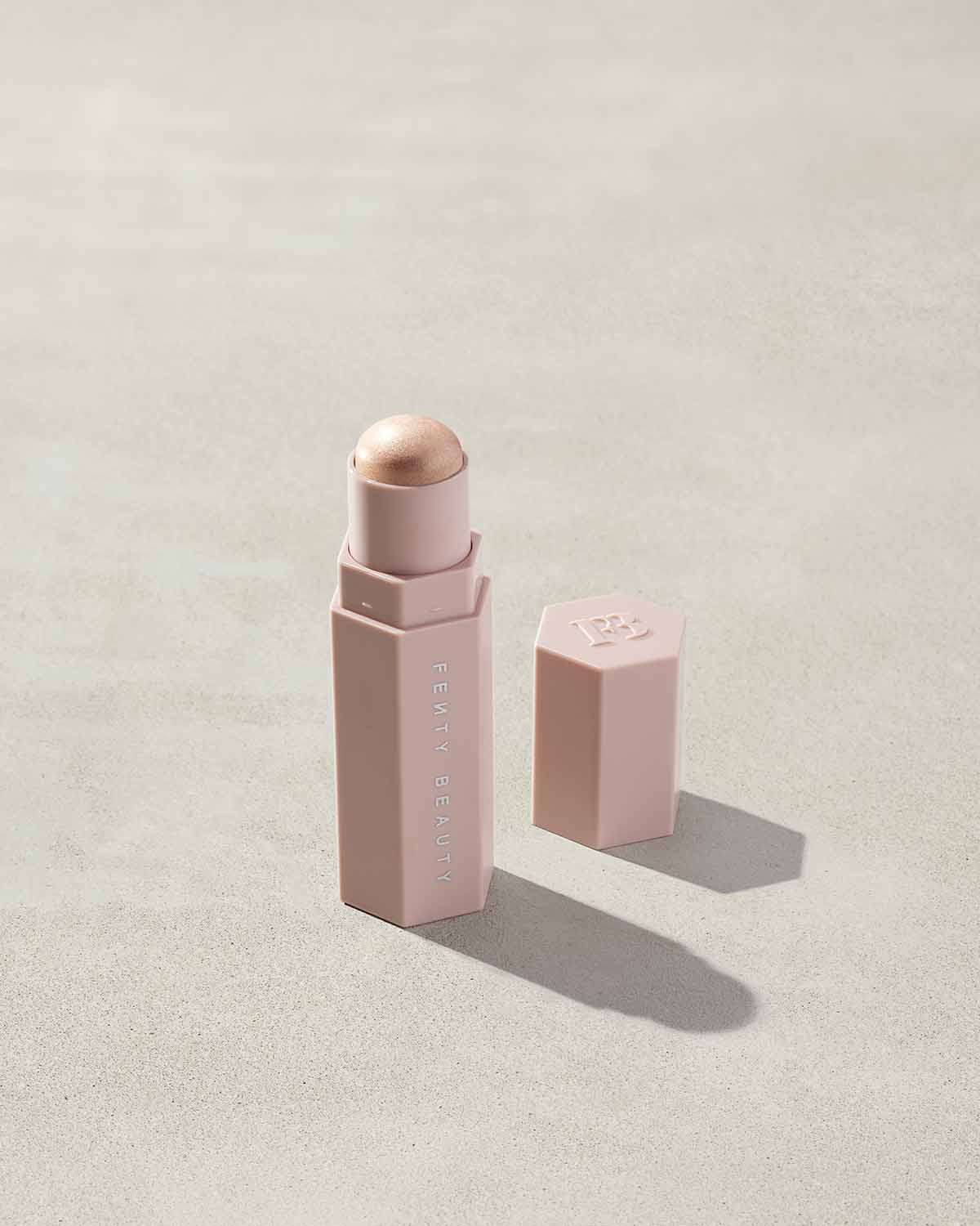 Match Stix Shimmer Skinstick shown in shade I Scream on a concrete background.