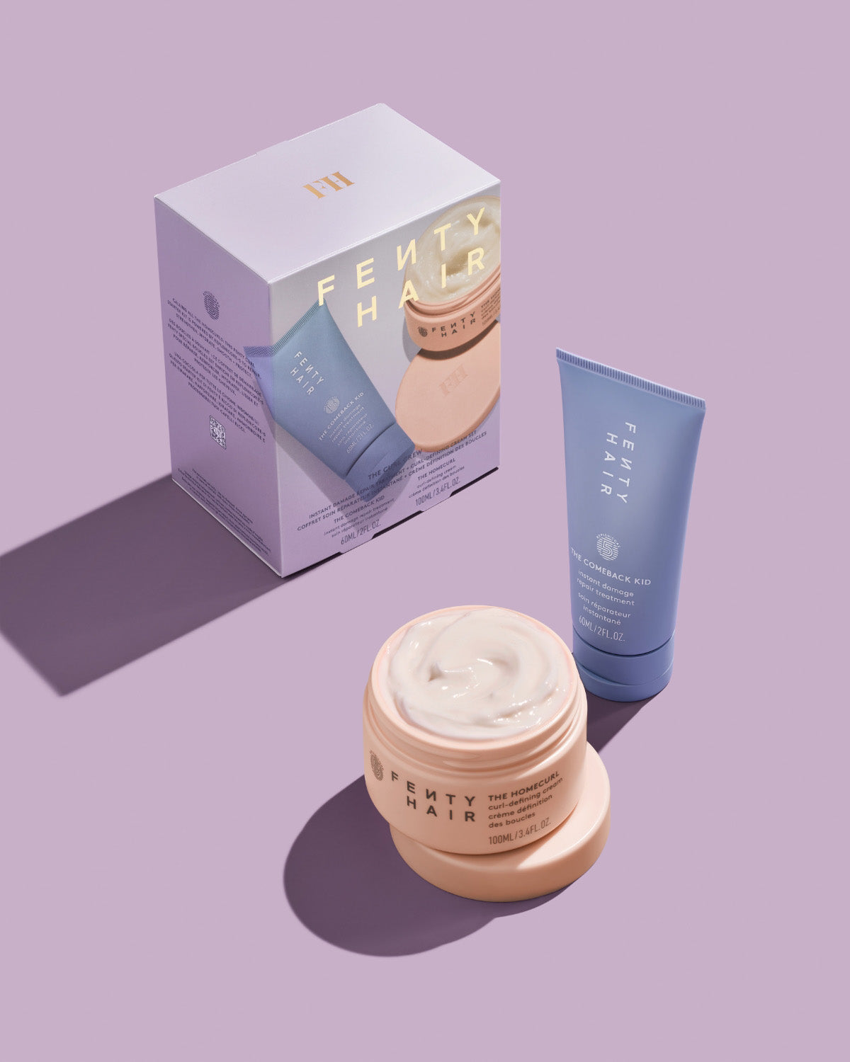 The Curl Crew Instant Damage Repair Treatment + Curl-Defining Set
