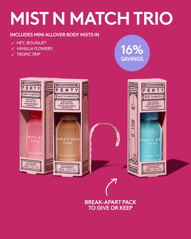 Mist N Match Mini Allover Body Mist Trio