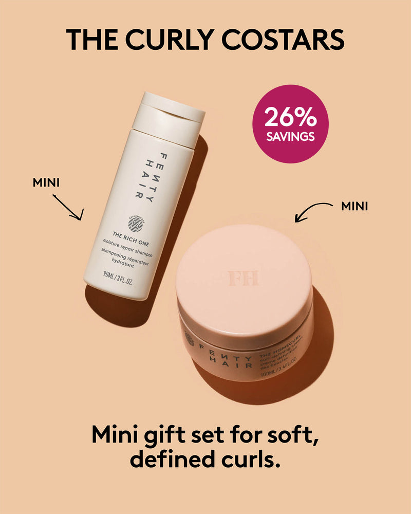The Curly Costars Mini Moisture Repair Shampoo + Curl-Defining Cream Set
