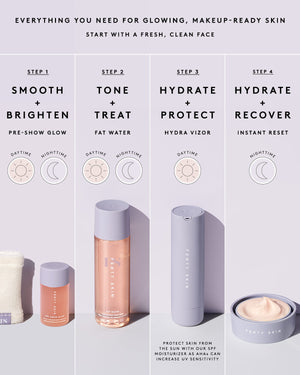 Pre-Show Glow Instant Retexturizing 10% AHA Treatment + Reusable Applicator