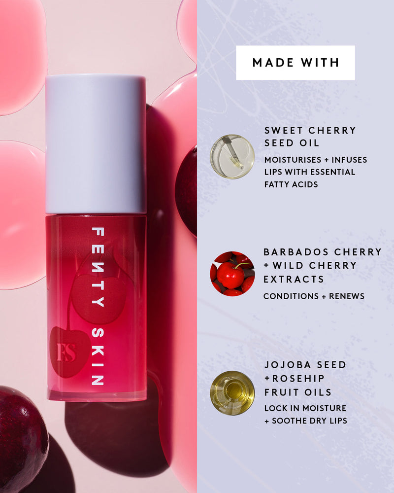 Fenty Treatz Hydrating + Strengthening Lip Oil — Barbados Cherry
