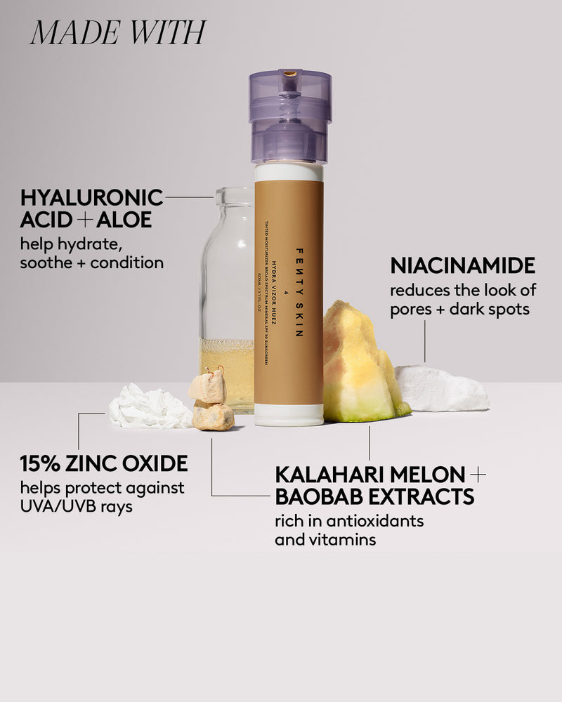Hydra Vizor Huez Tinted Moisturizer Broad Spectrum Mineral SPF 30 Sunscreen — 5