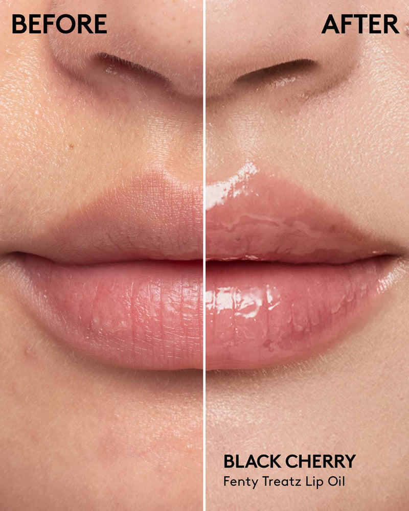 before and after imagery of fenty treatz