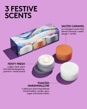 Lil Butta Dropz Mini Shimmering Whipped Oil Body Cream Trio view 2