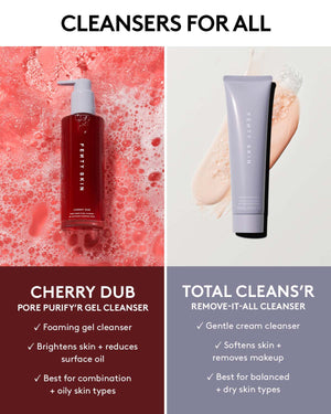Cherry Dub Pore Purify'r Gel Cleanser with Niacinamide + Aloe Juice