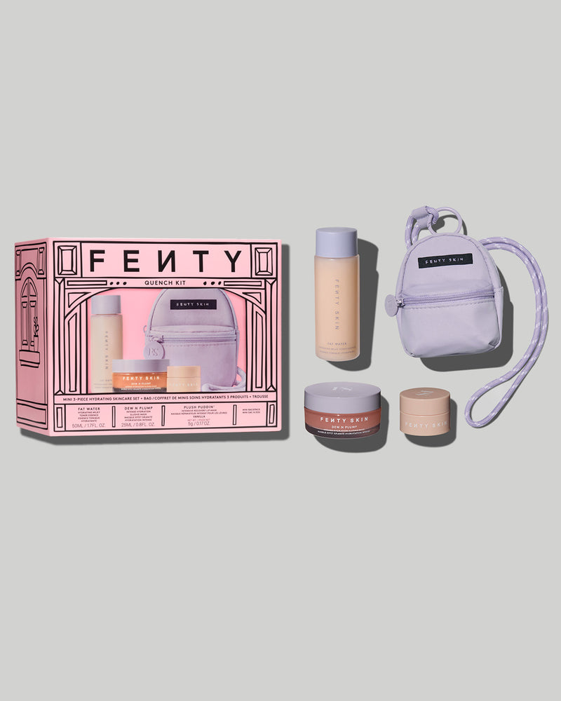Quench Kit Mini 3-Piece Hydrating Skincare Set + Bag
