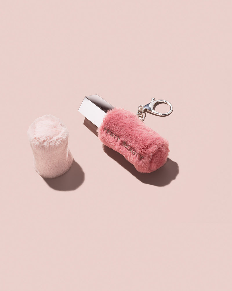 Gloss Bomb Fuzzy Keychain