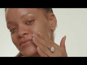 Thumbnail for the video "Fenty Skin Start'rs" that shows Rihanna's daily pore-busting routine.